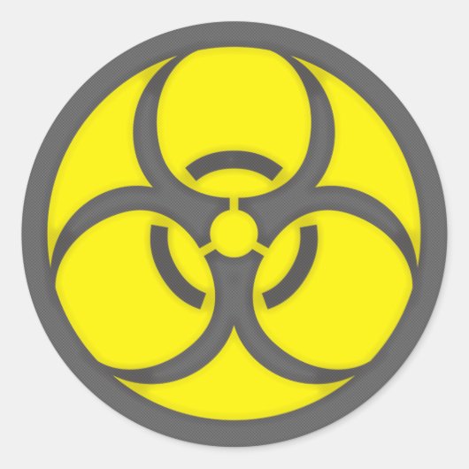 STICKER ROND BIOHAZARD (Devant)