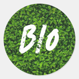 Sticker Rond Biologique