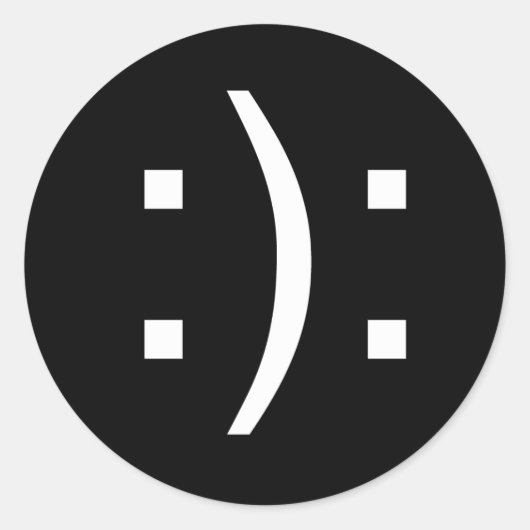 Sticker Rond Bipolaire (Devant)