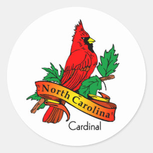 Sticker Rond Bird Caroline du Nord