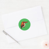 Sticker Rond Birdorable Madagascar Pygmy Kingfisher (Enveloppe)