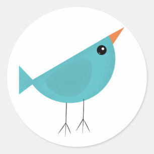 Sticker Rond Birdy
