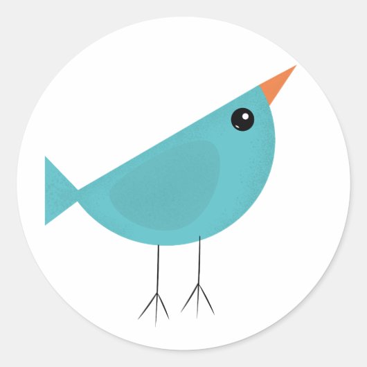 Sticker Rond Birdy (Devant)