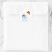 Sticker Rond Birdy Parachute (Sac)