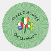 Birmanie Myanmar Irlande États-Unis Shamrock Drape