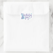 Sticker Rond Birthday Boy (Sac)
