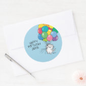 Sticker Rond BIRTHDAY CATS by Sandra Boynton Classic Round Stic (Enveloppe)