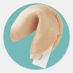Sticker Rond Biscuit de fortune