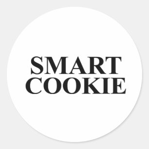 Sticker Rond Biscuit futé