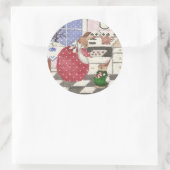 Sticker Rond biscuits à pâte de lapin (Sac)