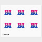STICKER ROND BISEXUAL 1 (Feuille)