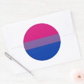 Sticker Rond Bisexual pride (Enveloppe)
