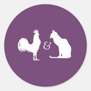Sticker Rond Bisexualité