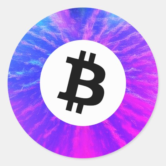 Sticker Rond Bitcoin (Devant)