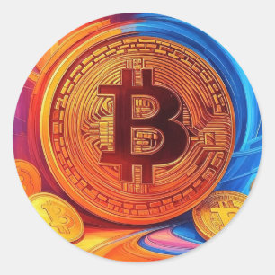 Sticker Rond Bitcoin