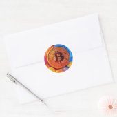 Sticker Rond Bitcoin (Enveloppe)