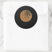 Sticker Rond Bitcoin Digital Gold Cryptocurrency (Sac)