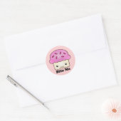 Sticker Rond Bite Me Cupcake (Enveloppe)