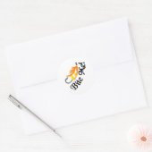 Sticker Rond Bite-moi (Enveloppe)