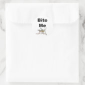 Sticker Rond Bite-moi (Sac)
