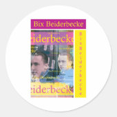 Sticker Rond Bix Beiderbecke (Devant)