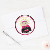 Sticker Rond Bl. Fulton Sheen (Enveloppe)