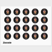 Sticker Rond Black Betty Anniversaire Motivational I_ve Décider (Feuille)