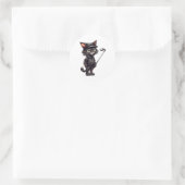 Sticker Rond Black Cat Golf (Sac)
