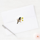 Sticker Rond Black Eyed Susan Oriole (Enveloppe)