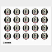 Sticker Rond Black History Month (Feuille)