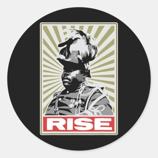 Sticker Rond Black History Month (Devant)