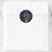 Sticker Rond Black Panther (Sac)