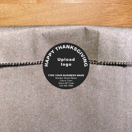 Sticker rond Black Thanksgiving