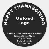 Sticker rond Black Thanksgiving (Devant)