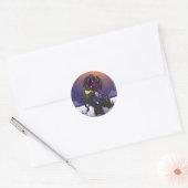 Sticker Rond blackie fireballa (Enveloppe)