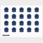 Sticker Rond Blacklions VF-213 (Feuille)