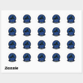 Sticker Rond Blacklions VF-213 (Feuille)