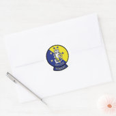 Sticker Rond Blacklions VF-213 (Enveloppe)