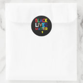 Sticker Rond #blacklives (Sac)