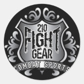 Sticker Rond blackshirtshieldbg (Devant)