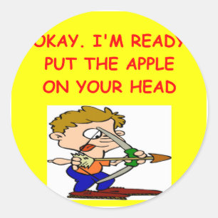 Sticker Rond blague ARCHERY