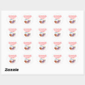 Sticker Rond Blague JOB (Feuille)