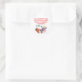 Sticker Rond Blague JOB (Sac)