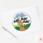 STICKER ROND BLAH ! BLAH ! BLAH ! (Enveloppe)