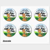 STICKER ROND BLAH ! BLAH ! BLAH ! (Feuille)