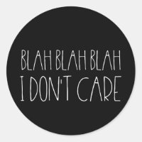 Blah blah blah, je me fiche de la police blanche s