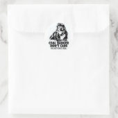 STICKER ROND BLAIREAU DE CHARBON (Sac)