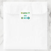 Sticker Rond Blâmer El Nino (Sac)
