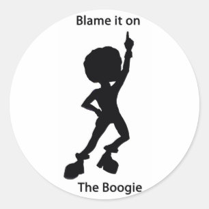 Sticker Rond Blâmez-le sur le bogie