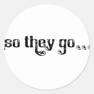 Sticker Rond Blanc de logo de petit pain de STG